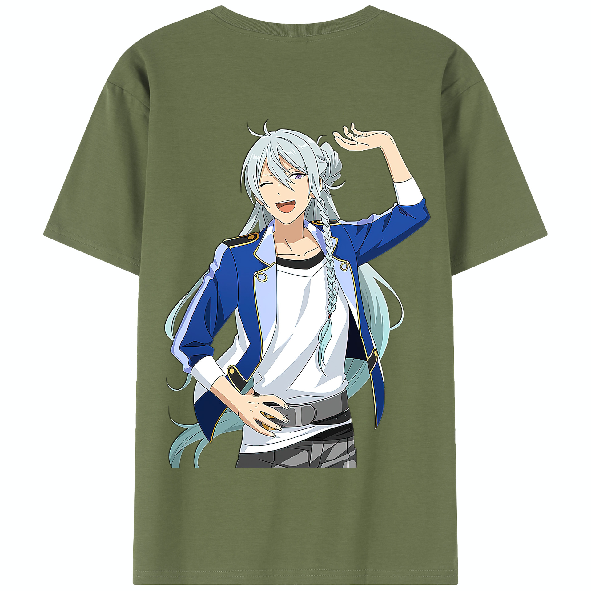 （画像用） あんさんぶるスターズ! Ensemble Stars 綿100％半袖Tシャツ（背面プリント）
